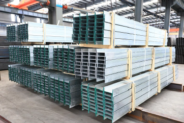 H beam stock at the Tangshan factory